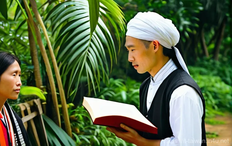 중화민국의 기독교 교회 - "A 17th-century European missionary, dressed in humble, fully modest historical attire, is respectfu...