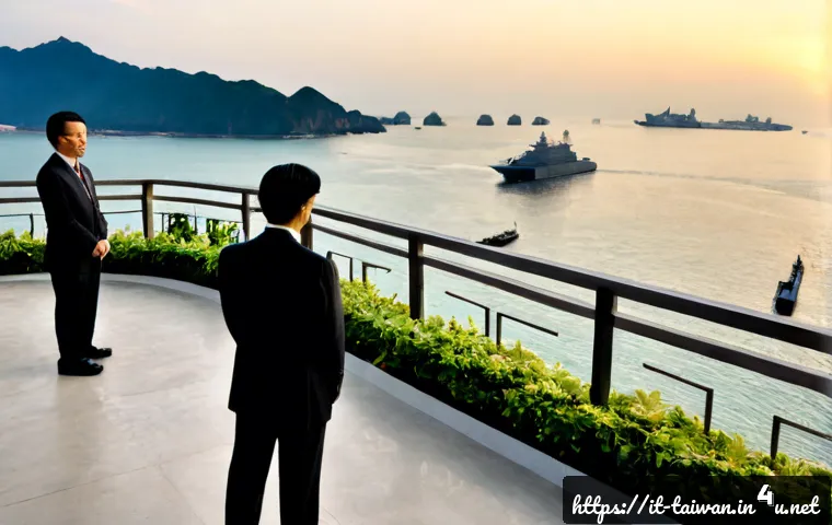 Home 17 대만 독립과 국제사회 - Photorealistic diplomatic scene symbolizing Taiwan independence and the international community, a T...